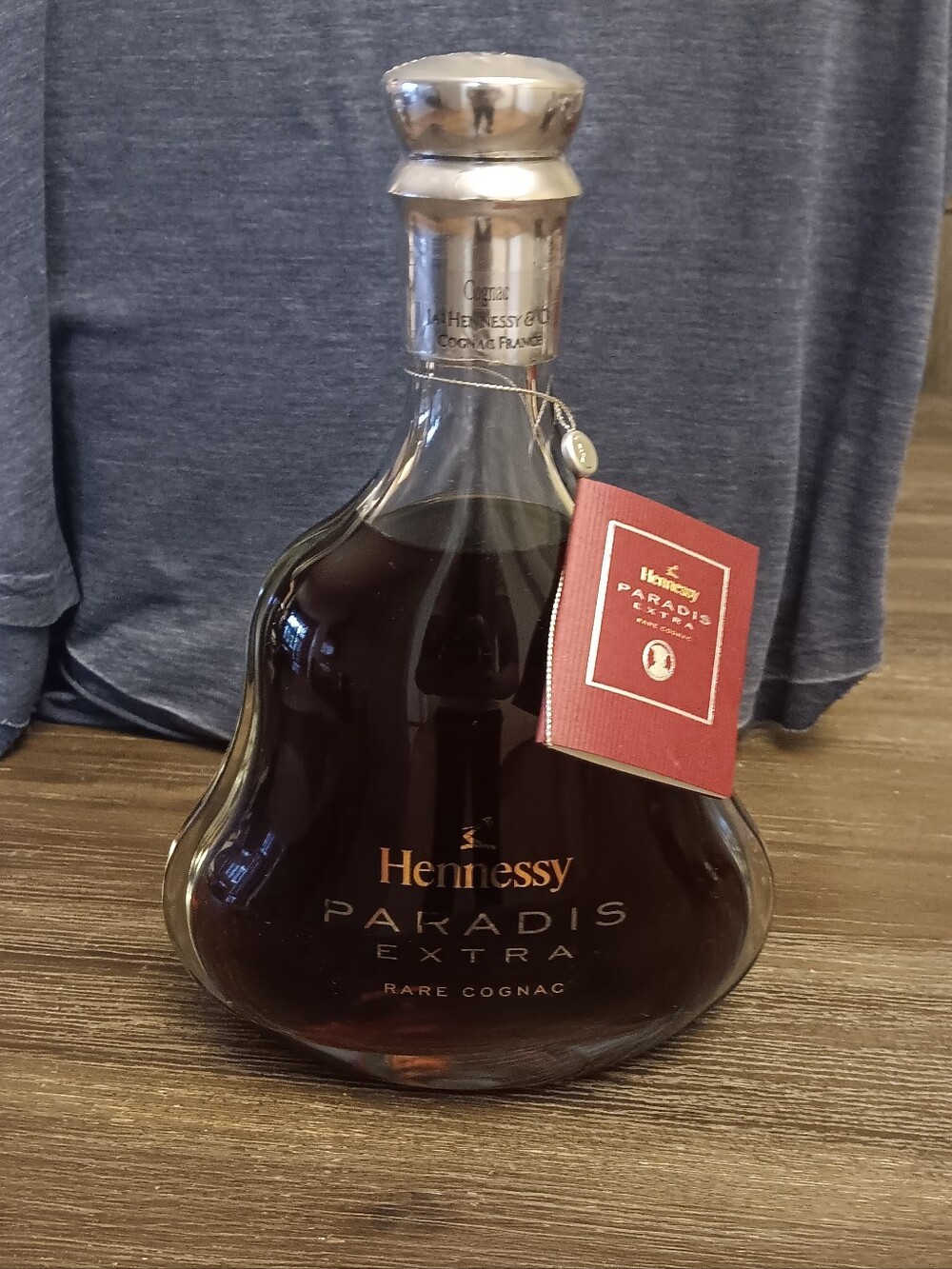 Hennessy Paradis Extra Rare  Cognac Decanter in Deep Amber